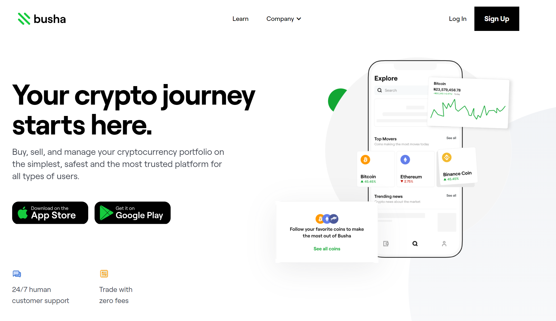 Busha (Webflow)