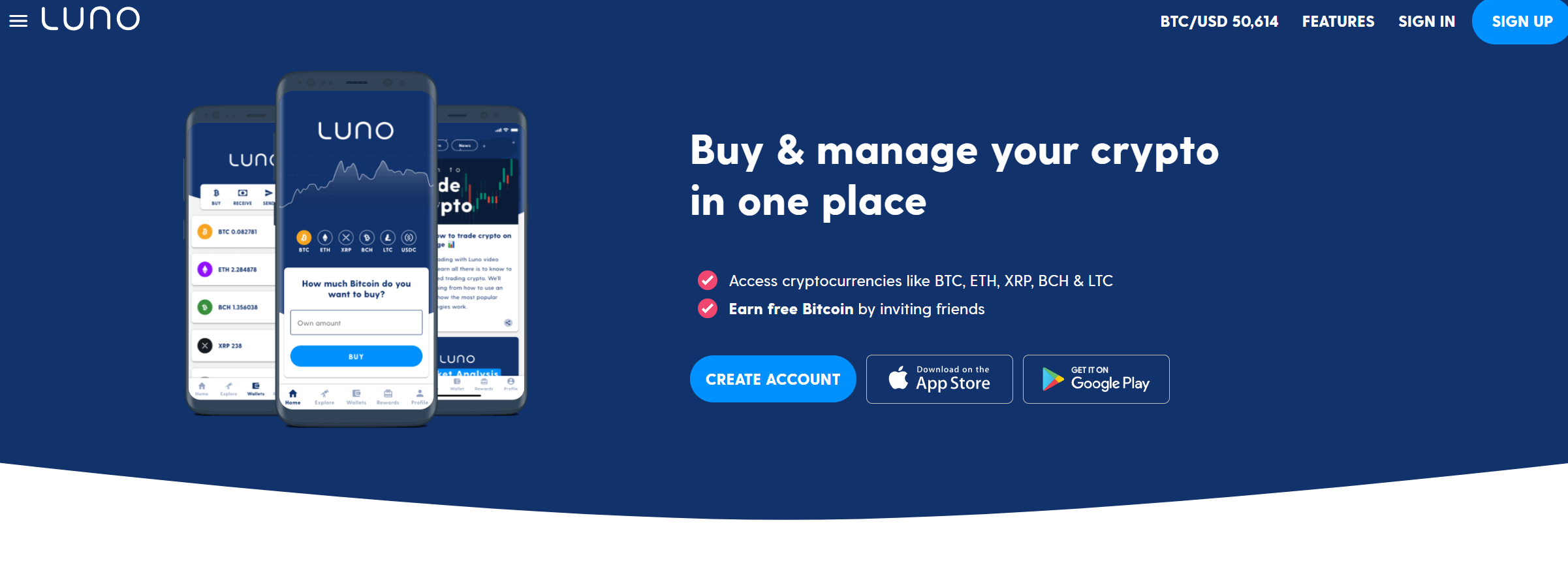 Luno (React Native / Angular)