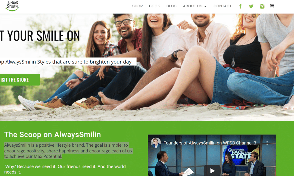 Always Smilin (Wordpress - PHP)